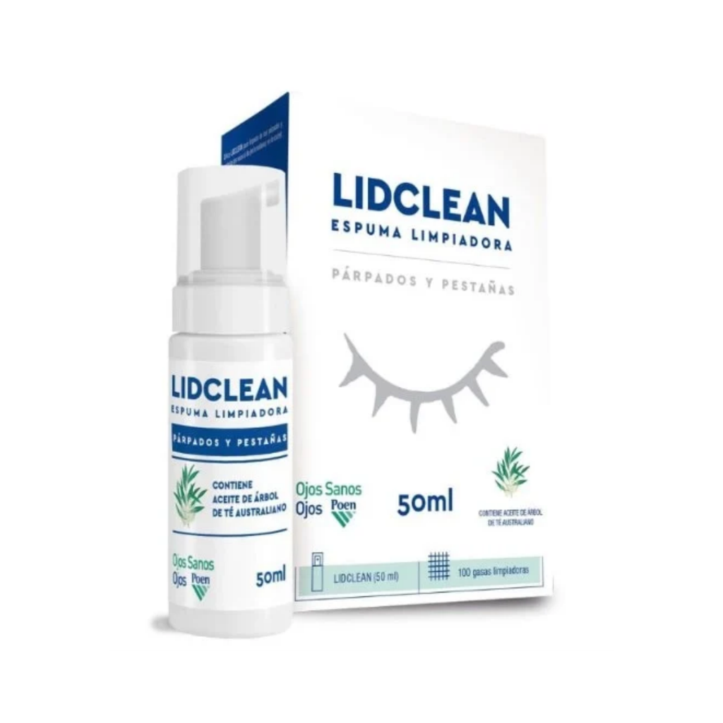 Lidclean espuma limpiadora x 50ml